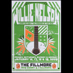 Willie Nelson 2009 Fillmore F984g Poster