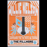 Willie Nelson 2009 Fillmore F984o Poster