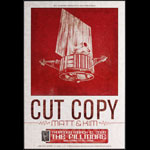 Cut Copy 2009 Fillmore F997 Poster