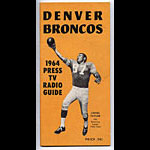 1964 Denver Broncos Media Guide