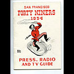 1954 San Francisco 49ers Media Guide