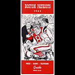 1963 Boston Patriots Media Guide