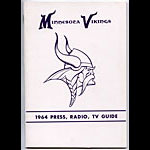 1964 Minnesota Vikings Media Guide