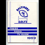 1959 Baltimore Colts Media Guide