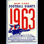 1963 New York Giants Media Guide
