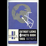1965 Detroit Lions Media Guide