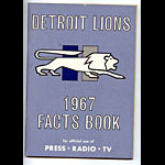 1967 Detroit Lions Media Guide