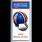 1973 Houston Oilers Media Guide