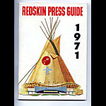 1971 Washington Redskins Media Guide