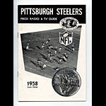 1958 Pittsburgh Steelers Media Guide