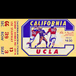 1964 Cal vs UCLA Football Ticket