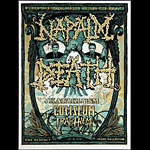 John Howard Napalm Death Autographed Poster
