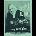 David Grisman Quintet Flyer