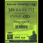 Megadeth - Blackmail the Universe Tour - The System Has Failed Album Release Flyer