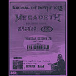 Megadeth - Blackmail the Universe Tour - The System Has Failed Album Release Flyer