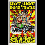 Alan Forbes Hot Dogs & Hot Rods Poster