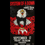 Robe System of a Down with The Mars Volta Poster