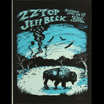 Billy Perkins ZZ Top and Jeff Beck Poster