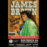 James Brown Funkin' Canada Tour Poster