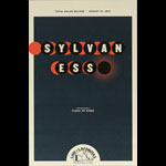 Sylvan Esso Total Solar Eclipse Concert Poster