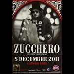 Zucchero 2011 Chocabeck World Tour Poster