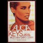 Mel Marcelo Alicia Keys - Set the World on Fire Tour Poster