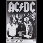 AC/DC German Concert Poster