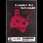 Country Joe McDonald German Concert Poster