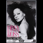 Diana Ross German Concert Poster