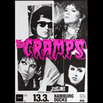 The Cramps German Concert Poster