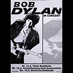 Bob Dylan German Concert Poster