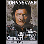 Johnny Cash June Carter German Concert Poster