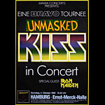 Kiss / Iron Maiden Unmasked German Concert Poster