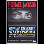 Michael Jackson 1992 Dangerous Tour German Concert Poster