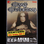 Ozzy Osbourne German Concert Poster