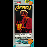 1992 Santana Swiss Concert Poster