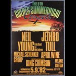 Neil Young  & Jethro Tull German Concert Poster