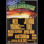 Neil Young & Jethro Tull German Concert Poster
