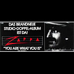 Frank Zappa You Are What You Is German Promo Poster