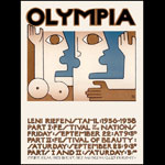 David Lance Goines Olympia Poster