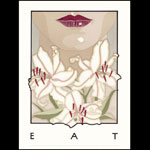 David Lance Goines Eat  - Chez Panisse 9th Birthday Poster