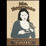 David Lance Goines Mr. Espresso 15th Anniversary Poster