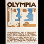 David Lance Goines Olympia Poster