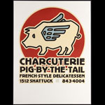 David Lance Goines Charcuterie Pig-By-The-Tail Poster