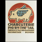 David Lance Goines Charcuterie Pig-By-The-Tail Poster