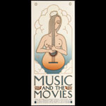 David Lance Goines Music and the Movies - Pacific Film Archive Film Series Movie Poster