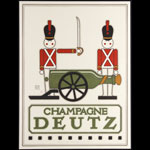 David Lance Goines Champagne Deutz Poster