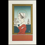 David Lance Goines Annunciation Poster