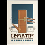 David Lance Goines Le Matin Poster - signed