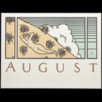 David Lance Goines Chez Panisse 7th Birthday (August) Poster